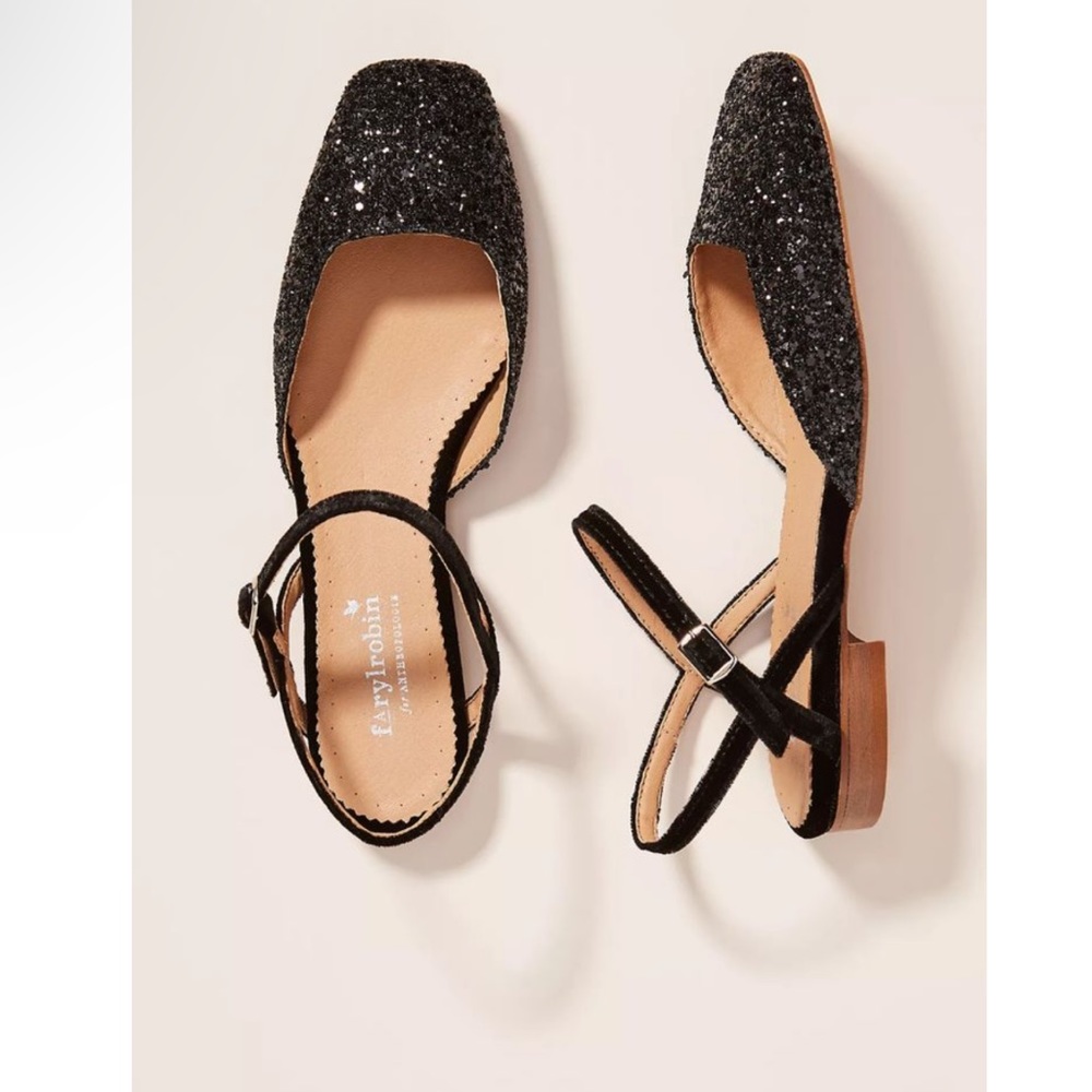 New in box faryl robin Jenny glitter shoes